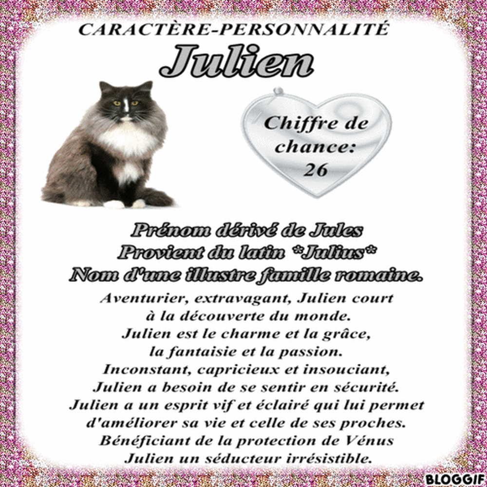 Signification Du Prenom Julien