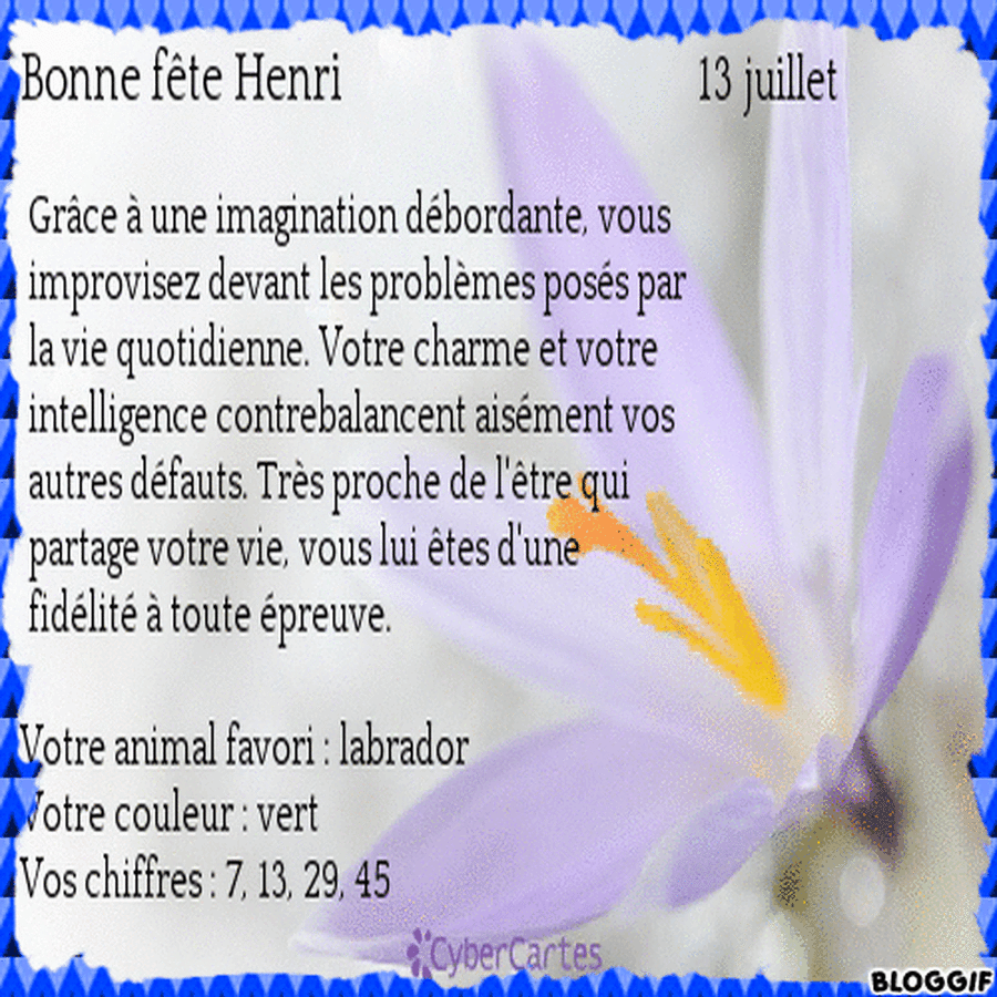 " Prénom à Féter et Ephémérides du Jour " - Page 3 311b86f1c504d0993a5c99b9db961e56