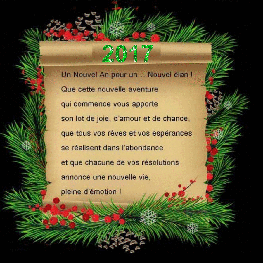 quel message pour la nouvelle année