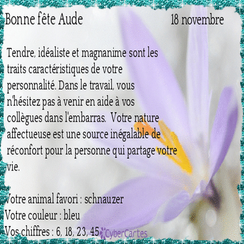 Signification du prénom Aude.